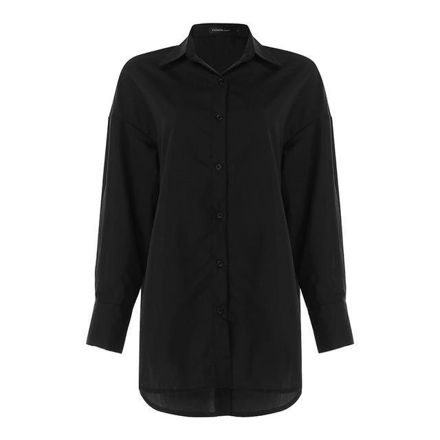 Stylish Tops Casual Solid Women Blouses 2019