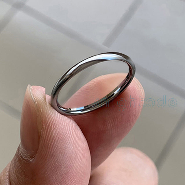High Quality Tungsten Carbide Ring Silver Wedding
