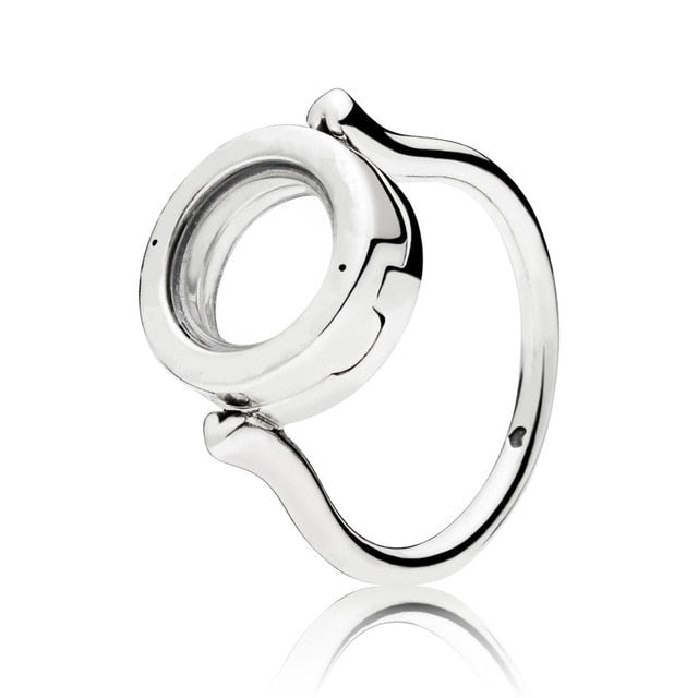 1 Pcs For Women 925 Sterling Silver Rings Rose Gold
