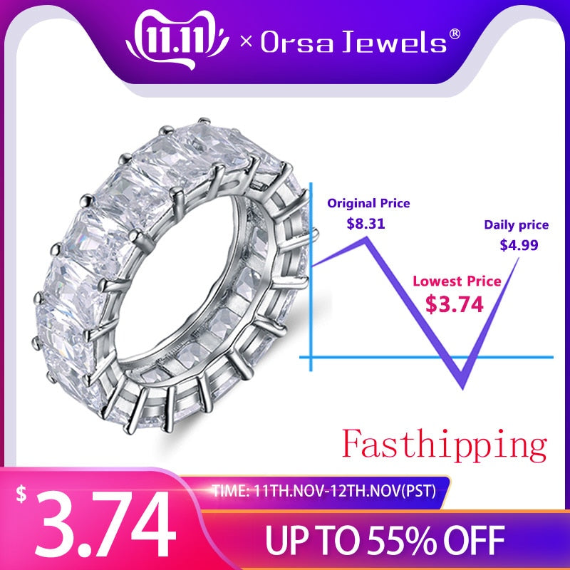 ORSA JEWELS Luxury One Row 17 pcs Shine 0.7cm