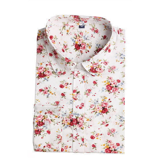 2019 Floral Women Blouses Long Sleeve Shirt