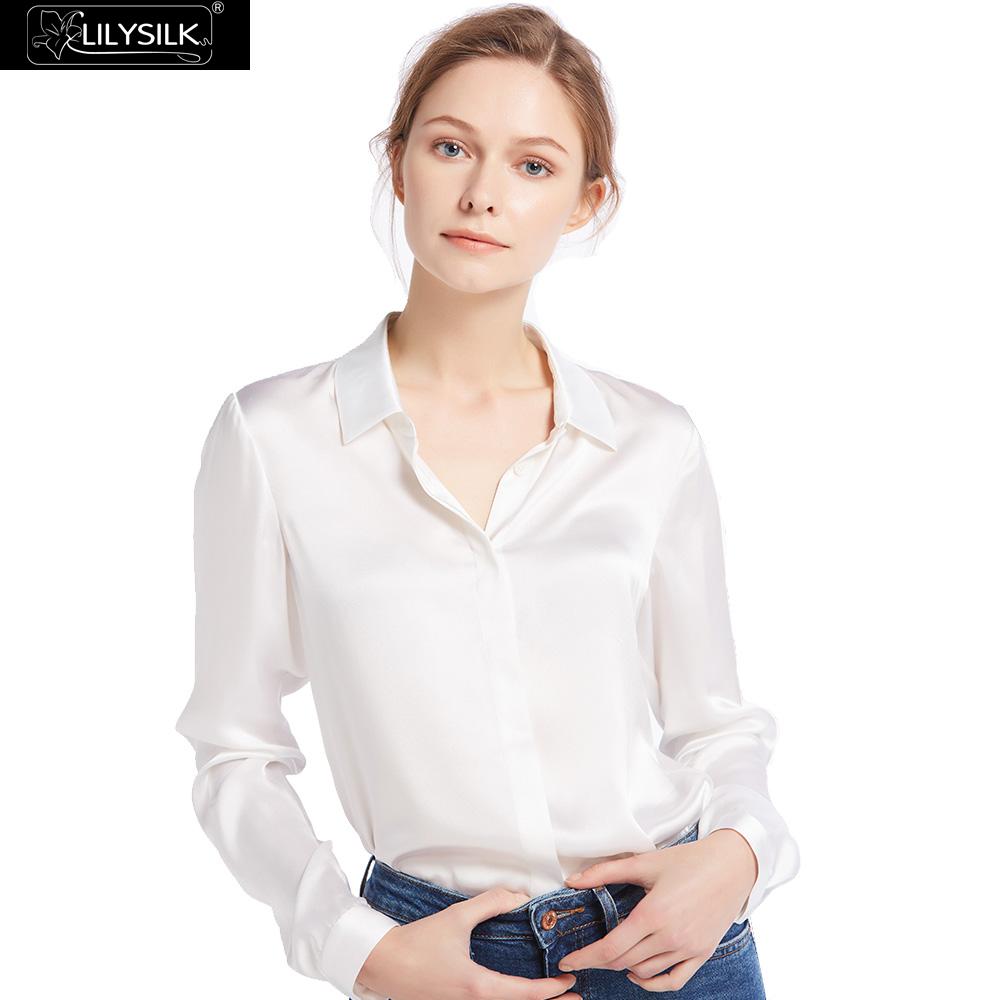 LilySilk Pure Silk Shirts Blouse Women