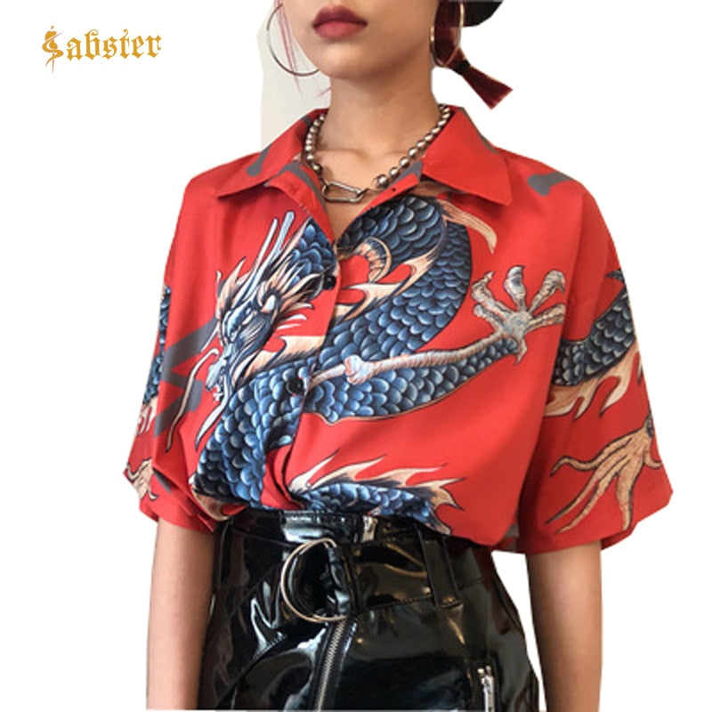 2018 Summer Women Tops Harajuku Blouse Women