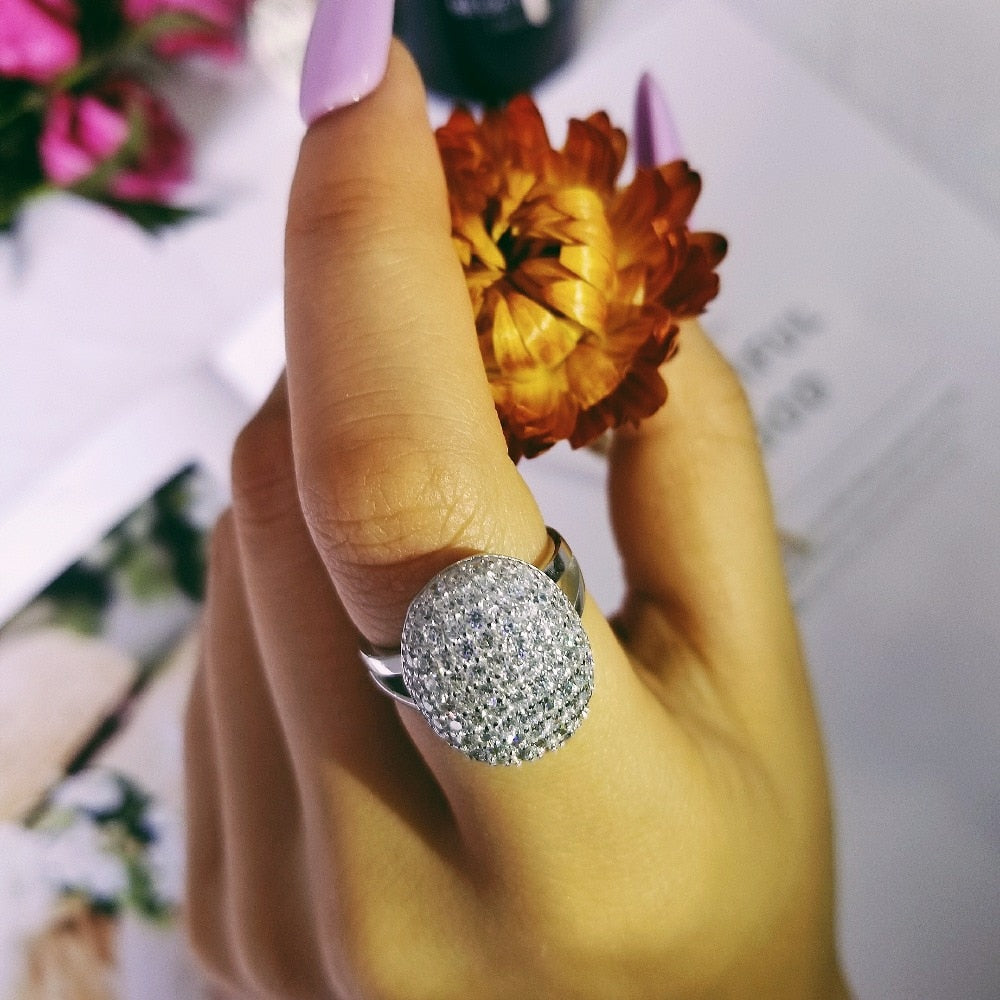 2019 new arrival Real 925 Sterling Silver Ring Engagement